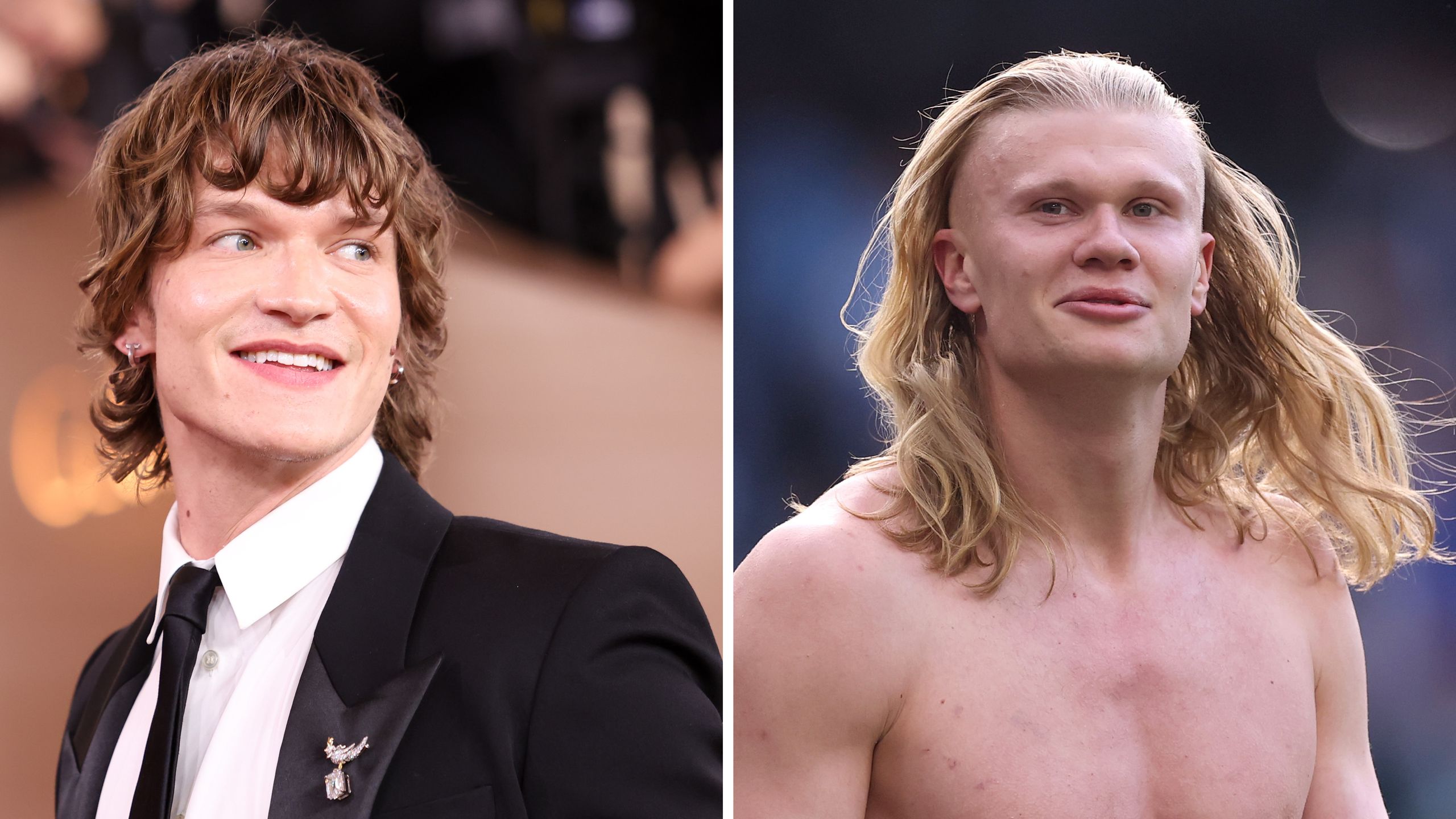 Connor Storrie and Erling Haaland Buzz Their Signature Locks