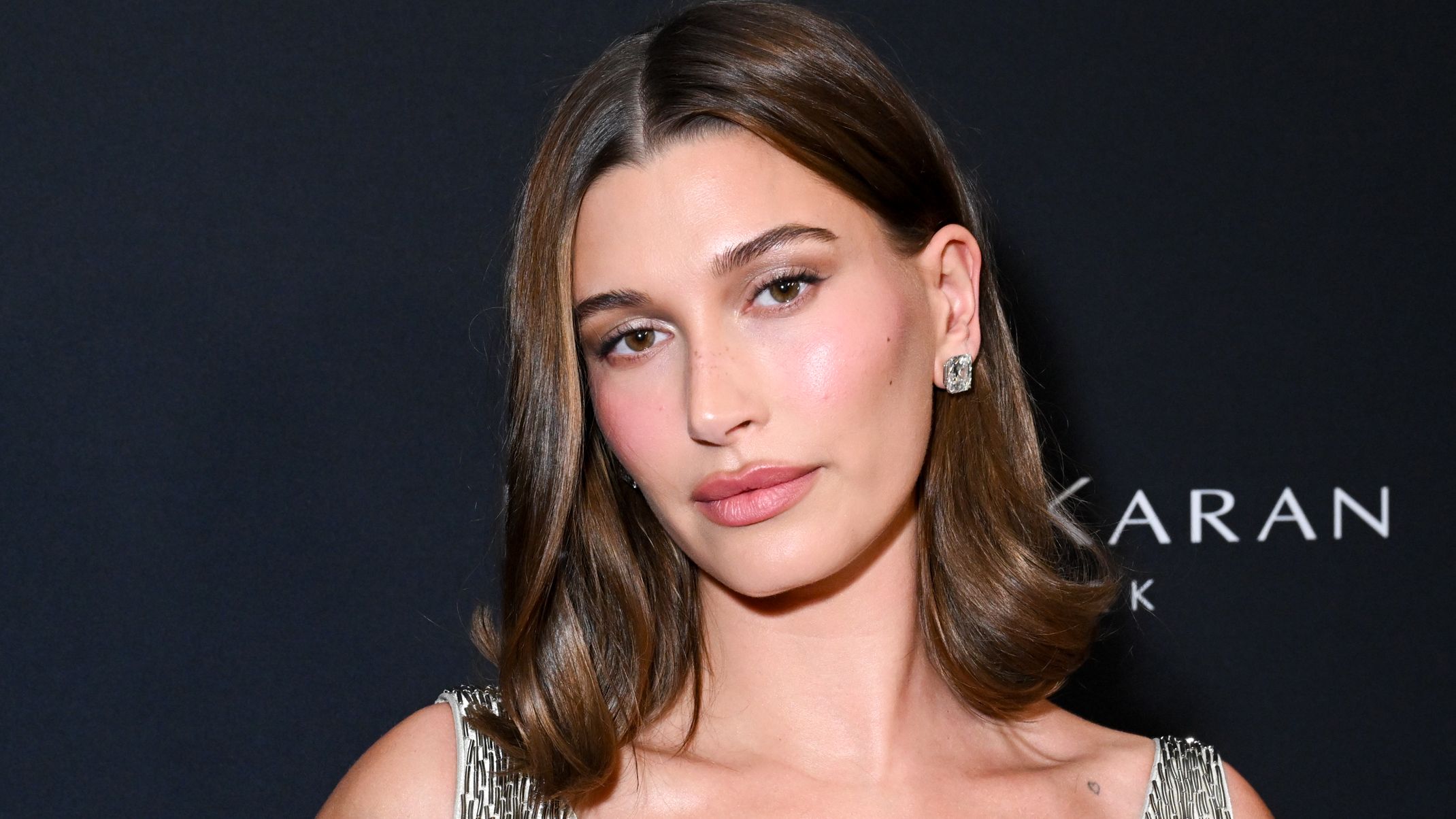 Hailey Bieber's Cashmere Taupe Manicure Sets Fall Nail Tone