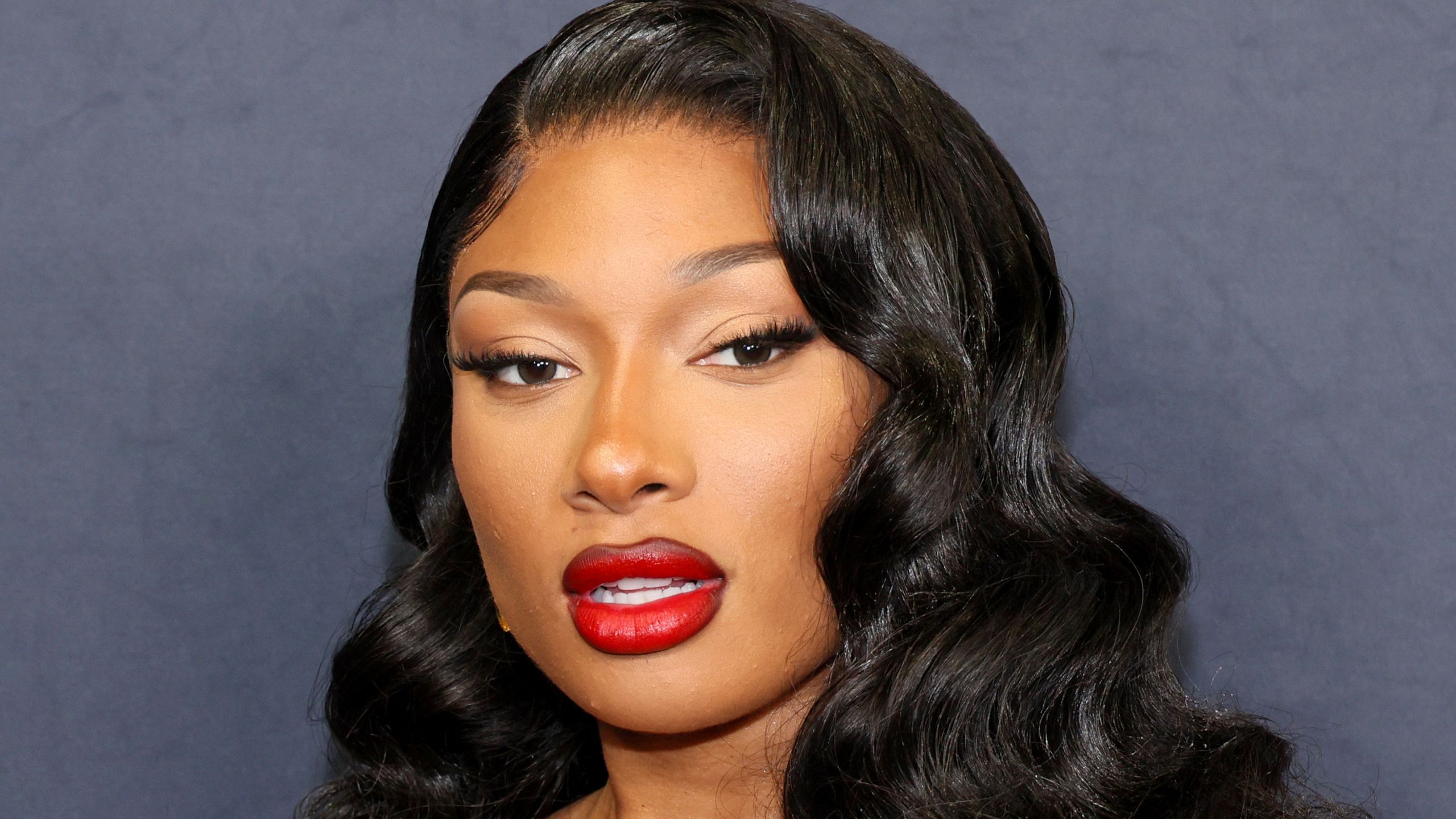 Kellon Deryck Sculpts Megan Thee Stallion's Platinum Cat-Ear Updo